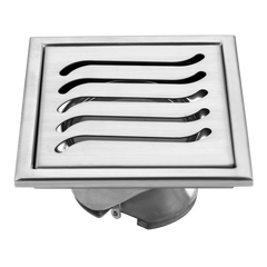 WAVE Square Floor Drainer (SS 304 Grade) WAVE Square Floor Drainer (SS 304 Grade)