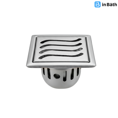 WAVE Square Floor Drainer (SS 304 Grade)