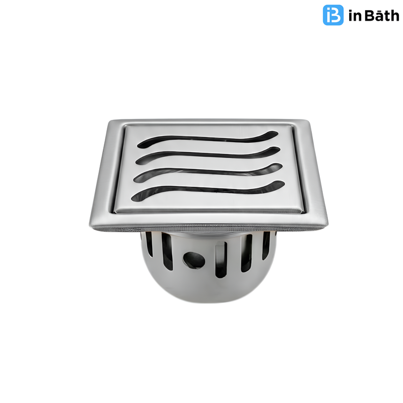 WAVE Square Floor Drainer (SS 304 Grade)