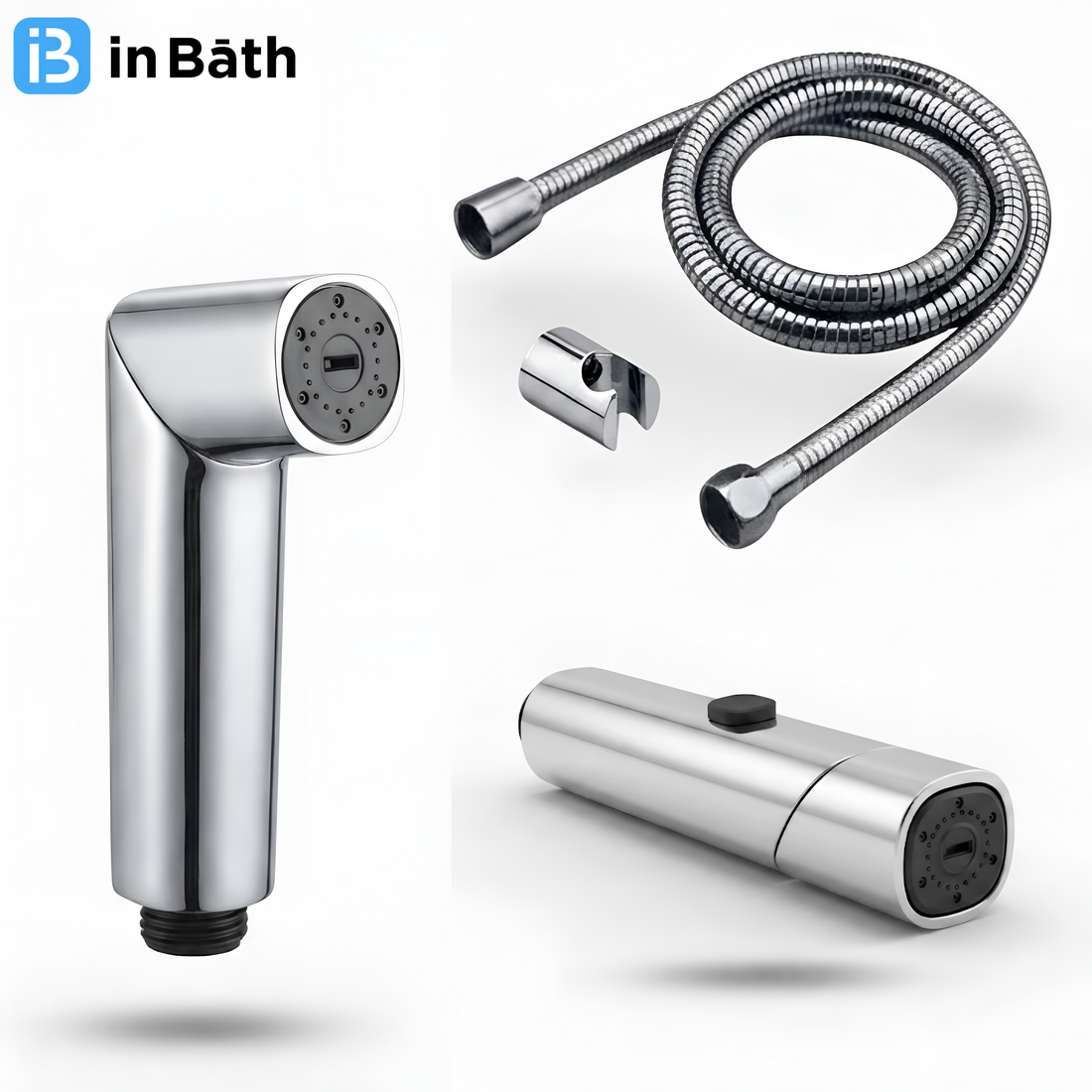 Twister Dual Flow Health Faucet With Pipe & Hook
