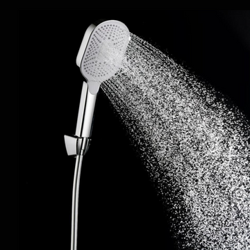 Inox Hand Shower With SS Flexible Pipe & Hook