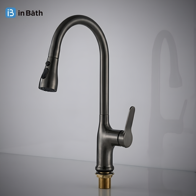 Pull Out Sink Mixer (Grey)