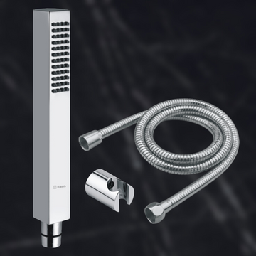 Kubix Hand Shower With SS Flexible Pipe & Hook
