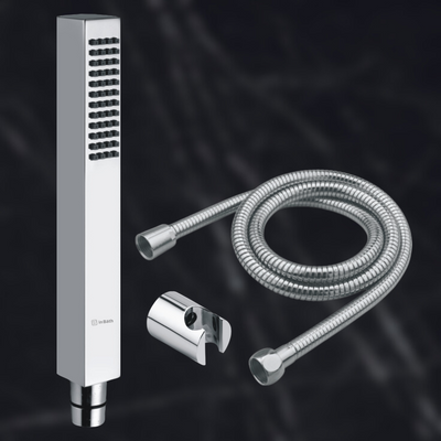 Kubix Hand Shower With SS Flexible Pipe & Hook