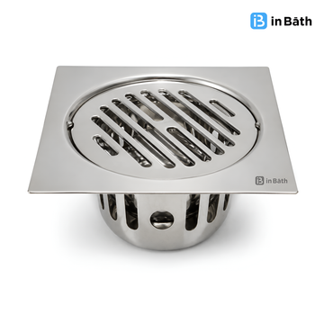 Opal Square Floor Water Drainer (SS 304 Grade)