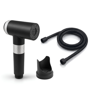 Black Magnetic Health Faucet With Hose Pipe & Hook