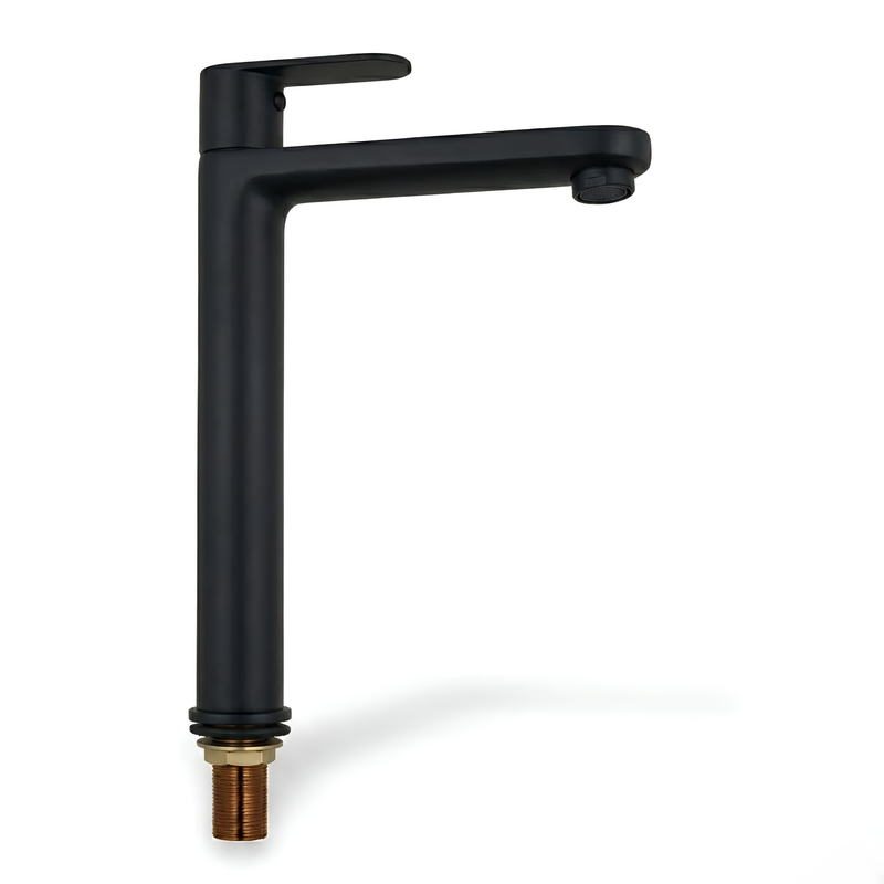 Extended 12" Pillar Cock For Basin (Black)