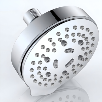 Presso 5 Inches Round Multi Flow Overhead Shower