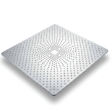 Soft Square Stainless Steel Overhead Shower