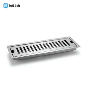 Elite Classic Shower Drain Channel with Collar (SS 304)
