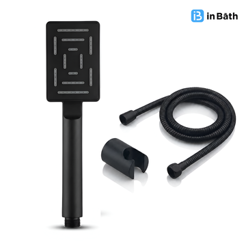 Black Mazzey Rectangular Hand Shower