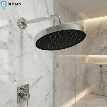 Montana max 13 Inches Round ABS Overhead Shower