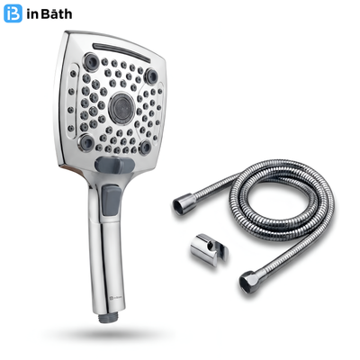 Aviator 5 Flow Hand Shower With 1.5 Mtr SS Pipe & Hook