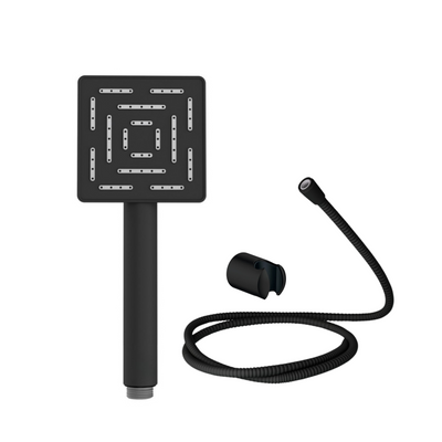 Black Mazzey Square Hand Shower