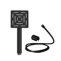 Black Maze Square Hand Shower