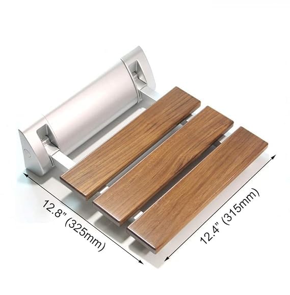 Multi-Purpose Foldable Wall Mounted Bathroom Chair For Shower Area, Steam Room & Shoe Wearing Chair