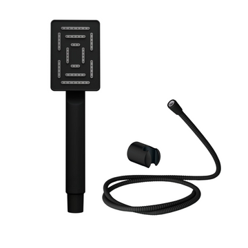 Black Maze Rectangular Hand Shower