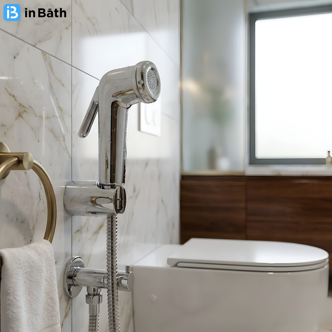 Milli Health Faucet with SS Flexible Pipe & Hook