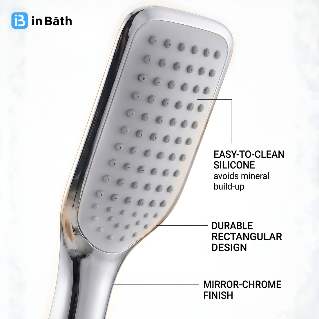 Spike Hand Shower With SS Flexible Pipe & Hook