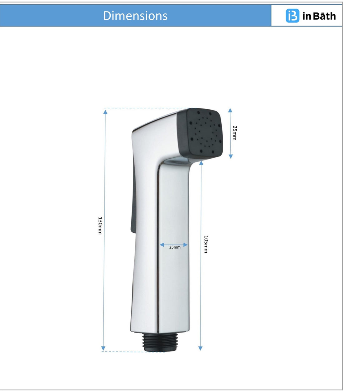 Linea Health Faucet With SS Pipe and Hook