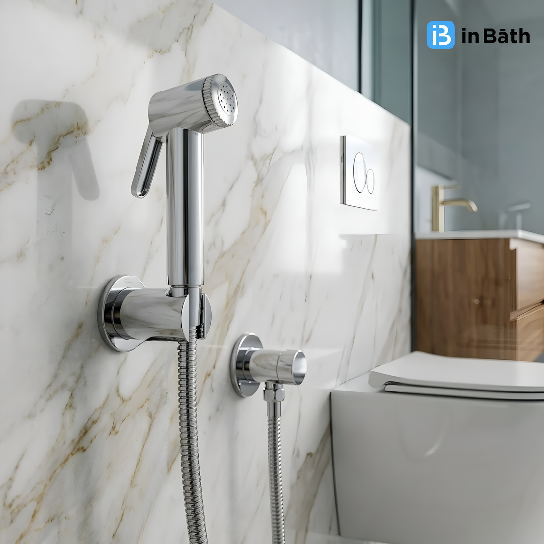 Nova Health Faucet With Hose Pipe & Wall Hook