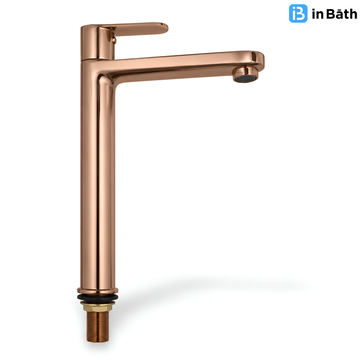 Extended 12" Pillar Cock For Basin (Rose Gold)
