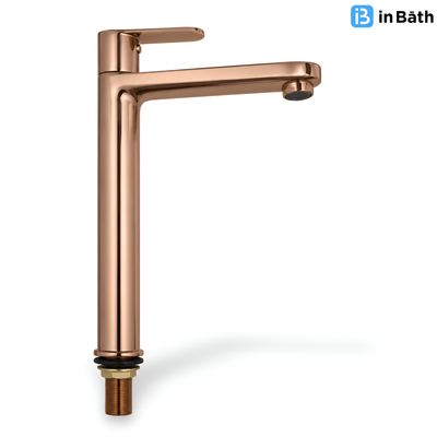 Extended 12" Pillar Cock For Basin (Rose Gold)