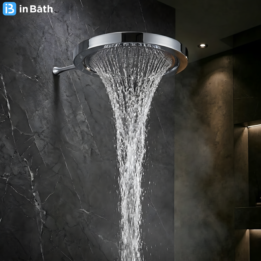 Aqua Ring 16 Inches Overhead Shower (Chrome)