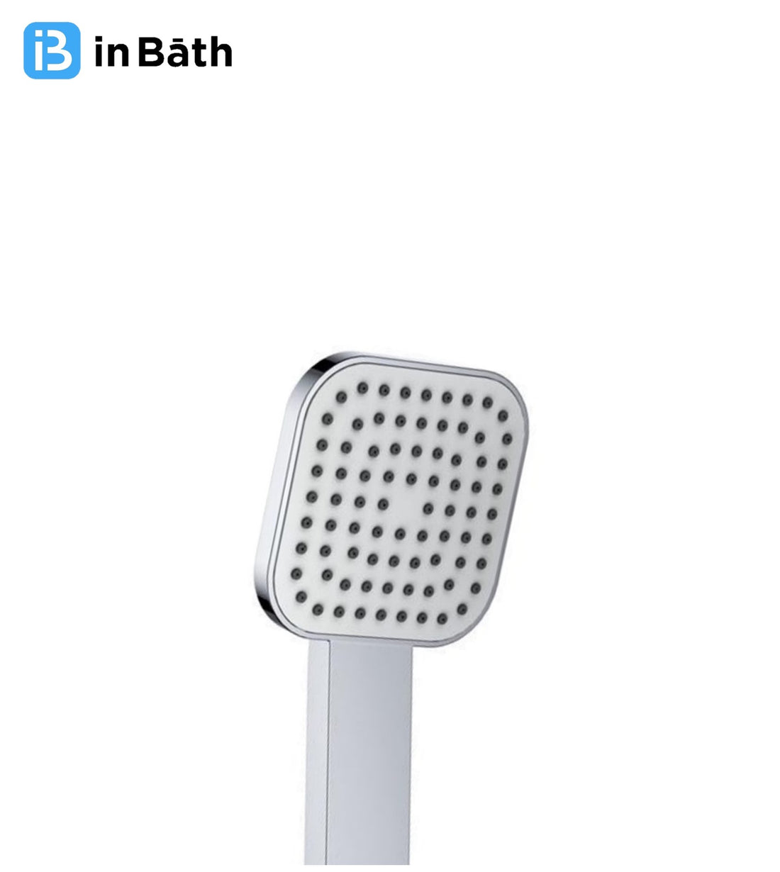 Square Hand Shower with SS Flexible Pipe & Hook