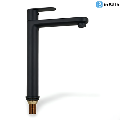 Extended 12" Pillar Cock For Basin (Black)