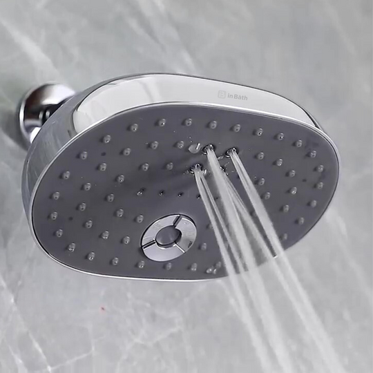 Glam Multi-Flow Shower With Arm (8x5 Inches)