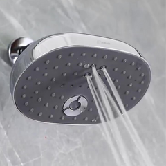 Glam Multi-Flow Shower With Arm (8x5 Inches)