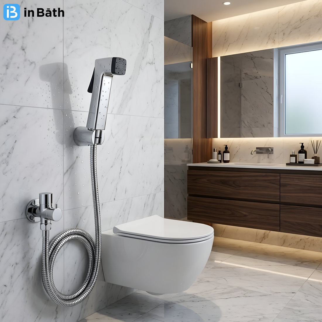 Linea Health Faucet With SS Pipe and Hook