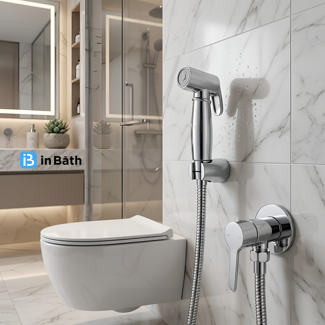 Angel Health Faucet With Hose Pipe & Wall Hook
