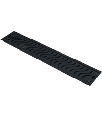 Black Wave Shower Drain Channel Side Hole (SS 304 Grade)