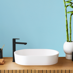 Extended 12" Pillar Cock For Basin (Black)