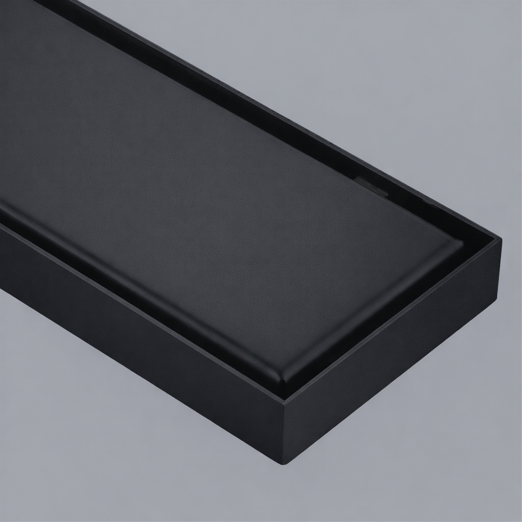 Matte Black Tile/Marble Insert Floor Drain (SS 304 Grade)