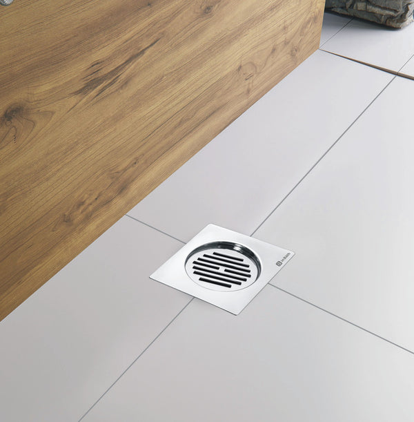 Opal Square Floor Water Drainer (SS 304 Grade)