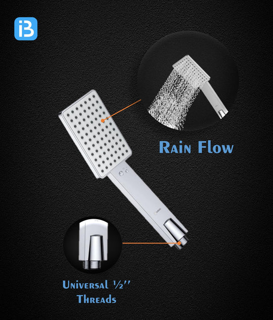 Stella Hand Shower With SS Flexible Pipe & Hook
