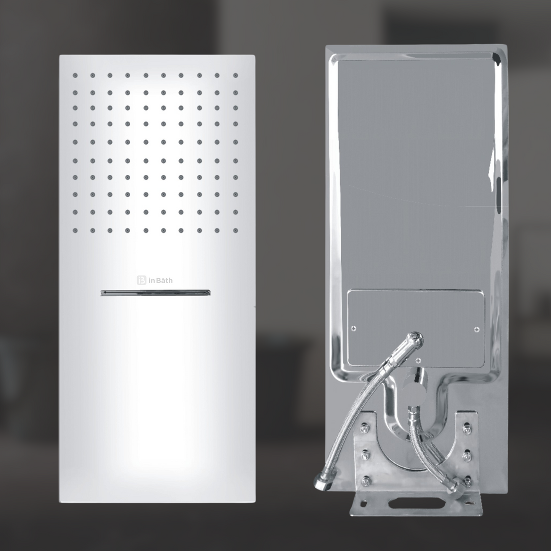 Stainless Steel Overhead Shower (21x9 Inches)