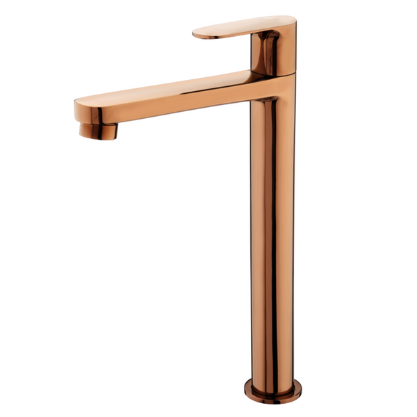 Extended 12" Pillar Cock For Basin (Rose Gold)