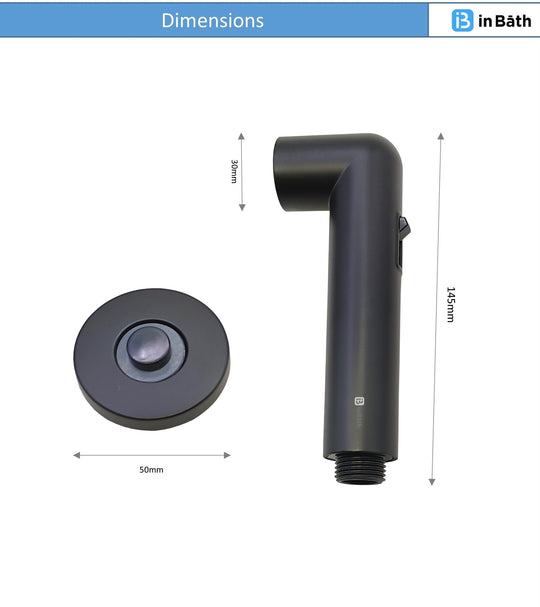 Black Magnet Health Faucet