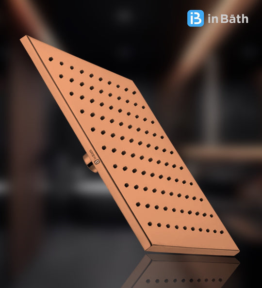 SS Rose Gold Elegant Overhead Shower