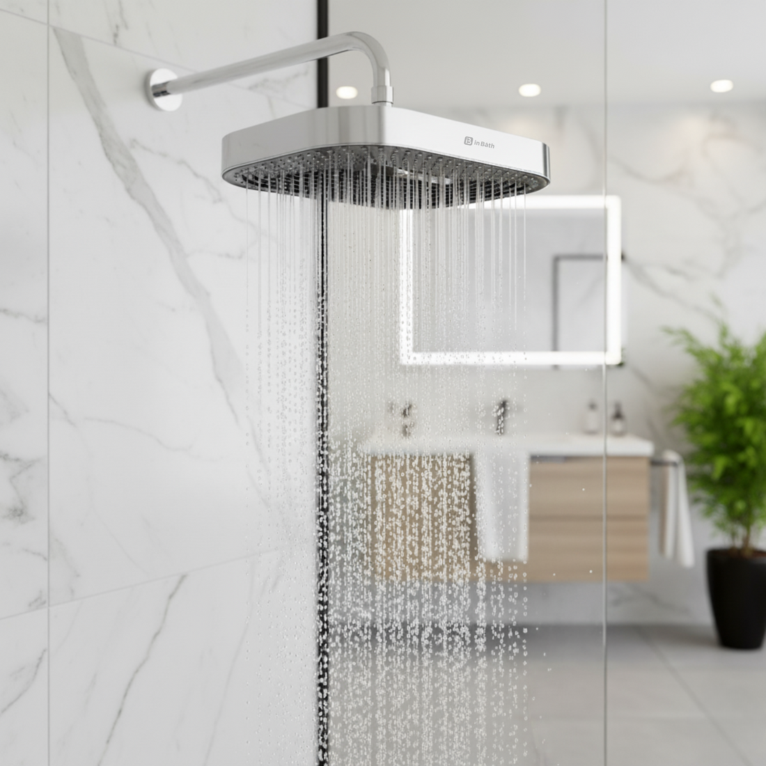 Spykar 13x8 Inches Overhead Shower