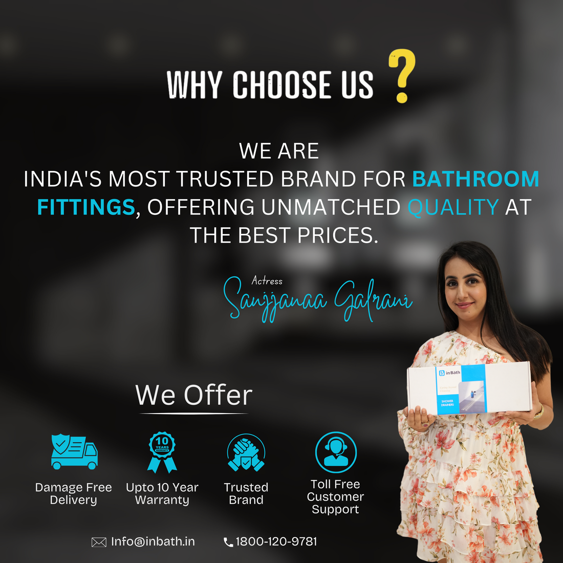 WAVE Square Floor Drainer (SS 304 Grade)