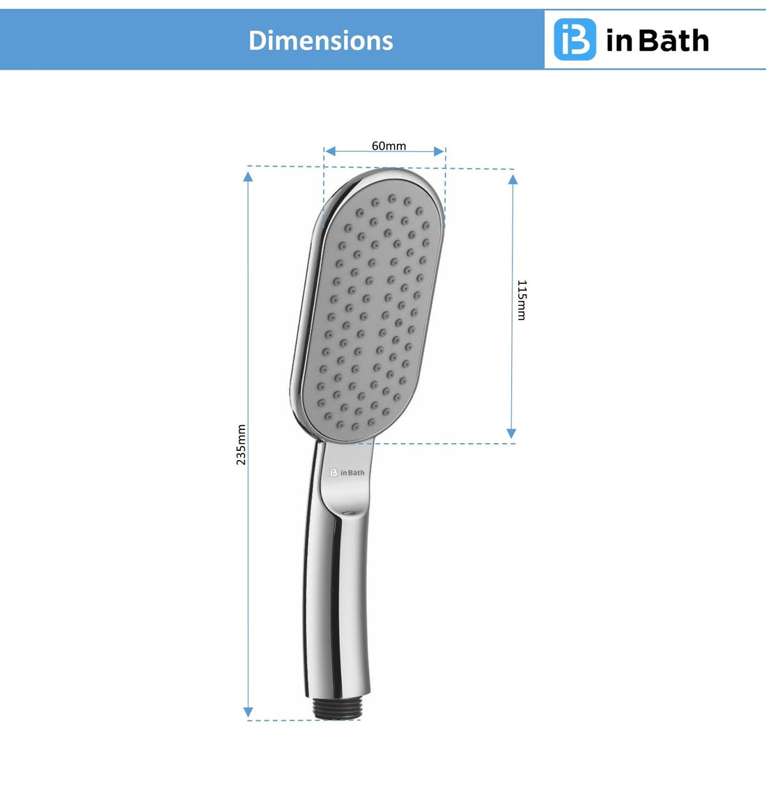 New Polo Hand Shower With SS Flexible Pipe & Hook