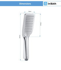 Spike Hand Shower With SS Flexible Pipe & Hook