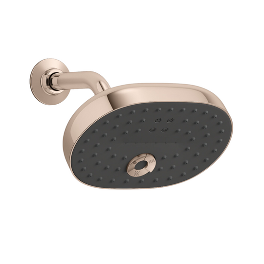 Glam Multi-Flow Shower With Arm (8x5 Inches)