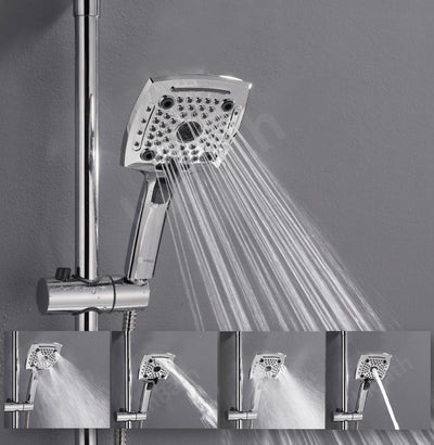 Elevate 5 Flow Hand Shower Without SS Pipe & Hook