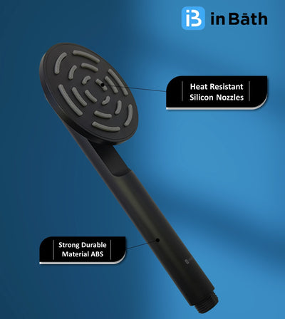 Black Maze Round Hand Shower For Bathroom